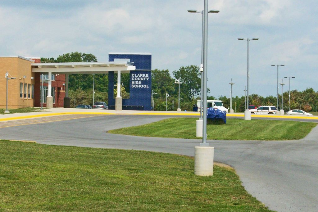 Government Facility Grounds Maintenance Facade at Clarke County Public Schools in Berryville, VA