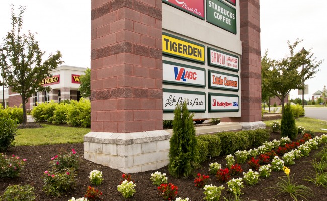 Gateway Shopping Center Commercial Landscaping in Winchester, VA
