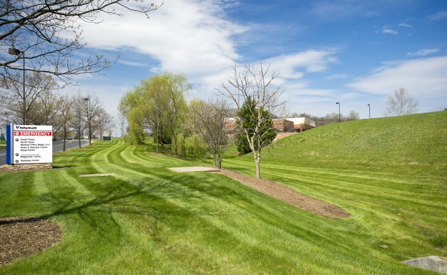 Commercial Landscaping at Valley Health Systems in Winchester, VA