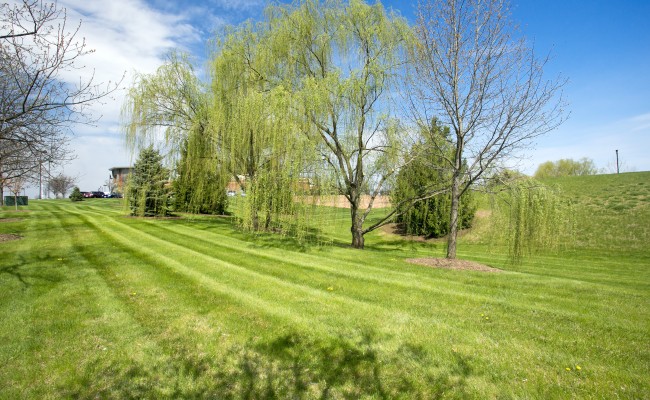 Commercial Lawn Mowing Service at Valley Health Systems in Winchester, VA